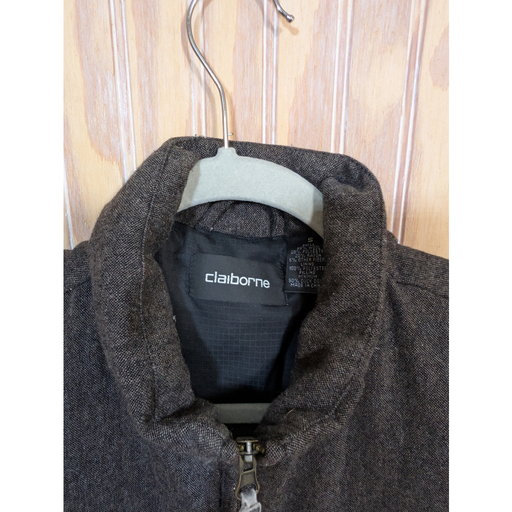 Men's Claiborne Vest, Size S, Dark Brown - Picture 2 of 9